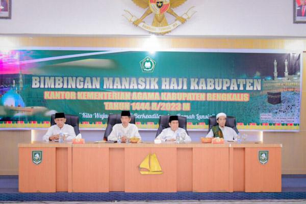 Jelang Keberangkatan, CJH Bengkalis Jalani Bimbingan Manasik Haji