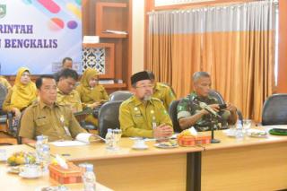 Bupati Bengkalis Ikuti Rakor Inflasi 2023