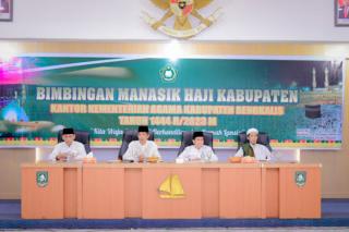 Jelang Keberangkatan, CJH Bengkalis Jalani Bimbingan Manasik Haji