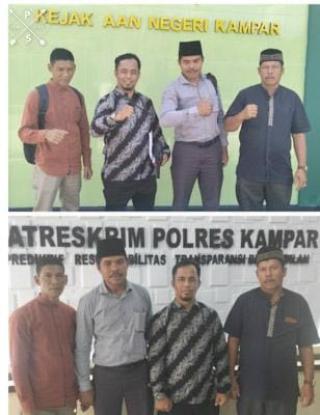 Ketua BPD dan Ninik Mamak Laporkan  Kades Lubuk Siam Ke Penegak Hukum