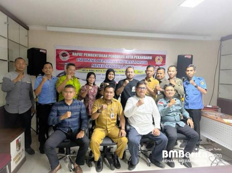 Pengkot IBCA MMA Pekanbaru Dibentuk, Restu Wahyudi Di Daulat Sebagai Ketua Umum