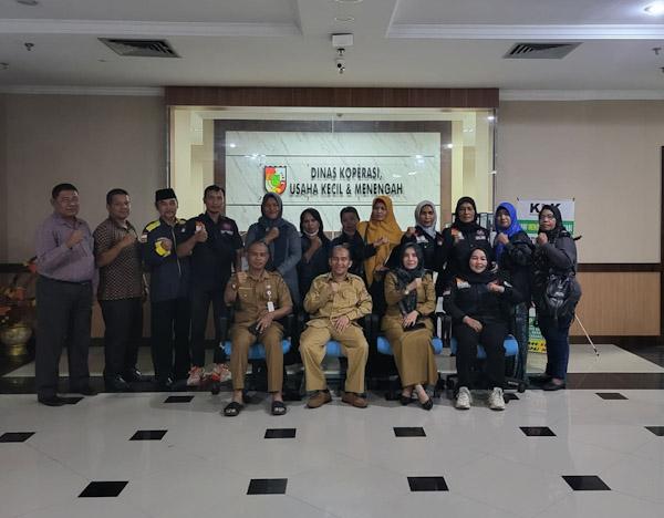 DPC K SPSI Pekanbaru Silaturrahmi ke Dinas Koperasi UMKM