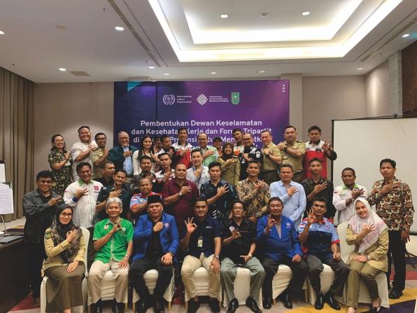 ILO Mendorong Pembentukan Dewan K3 Provinsi dan Forum Tripartit Sektoral di Provinsi Riau