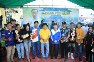 Open Turnamen Volly Ball Pemuda Cup 2023 di GAS Ditutup Ketua DPRD Inhil H.Ferryandi Disaksikan 4 Ribuan Penonton