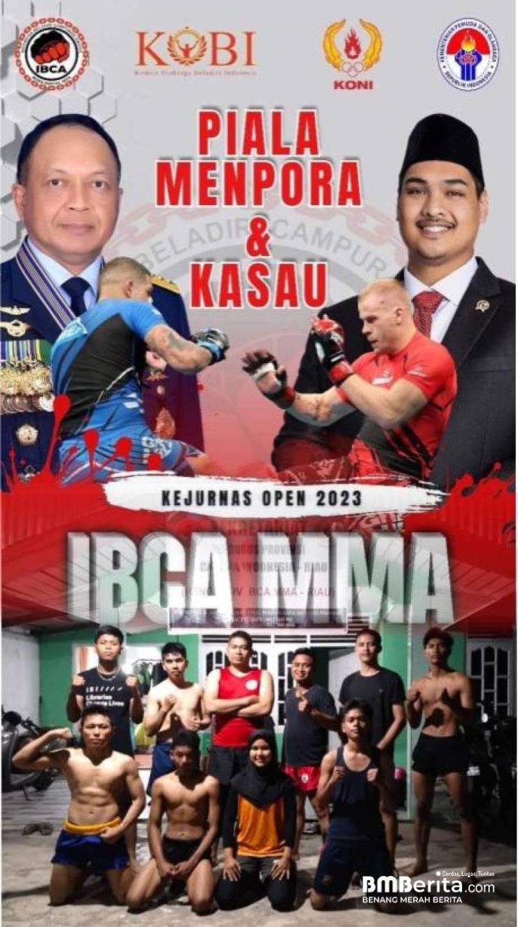 Atlet IBCA MMA Pekanbaru Ikut Kejurnas Piala Menpora dan Kasau, Target 3 Mendali Emas