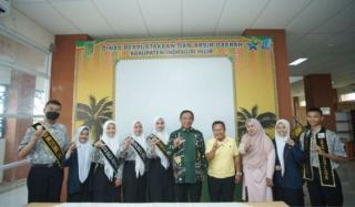 Jelang Peresmian, Bupati Inhil Tinjau Persiapan Gedung Perpustakaan dan Kearsipan serta Musim Kelapa Inhil