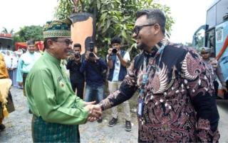 Dukung Pemberantasan Korupsi, Bupati Inhil Sambut Kedatangan Rombongan Roadshow Bus KPK RI