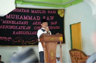 Bupati Inhil  Hadiri Peringatan Maulid Nabi Muhammad SAW di Ponpes Al-Baaqiyatusa