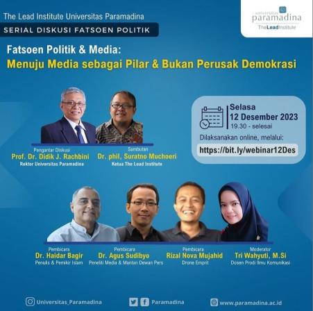 Fatsoen Politik dan Media: Menuju Media sebagai Pilar dan Bukan Perusak Demokrasi