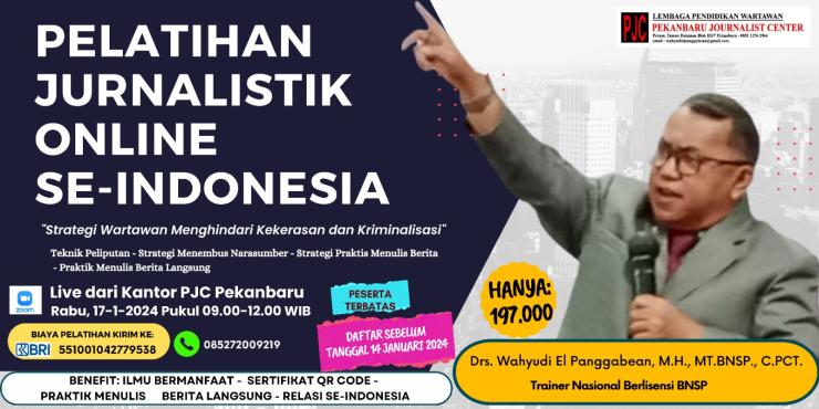 Masih Ada Kesempatan, Pendaftaran Pelatihan Jurnalistik Online Belum Ditutup, Â Buruan Daftar