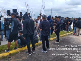  DPD PEKAT IB Kota Pekanbaru Demo di Kantor Walikota, Tuntut Tertibkan Hiburan Malam