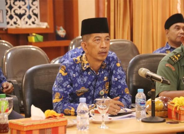 Bupati Bengkalis Ikuti Rakor Rutin Pengendalian Inflasi
