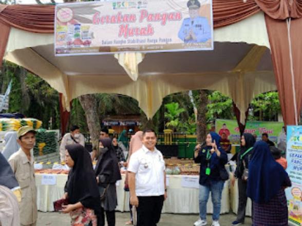 Kades Tarai Bangun Apresiasi Gerakan Pangan Murah PJ. Gurbernur S.F Hariyanto