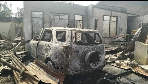 Rumah Oknum Wartawan Dibakar OTK Usai Gencar Beritakan Narkoba