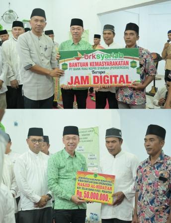 Bupati Rohil Safari Ramadhan di Kecamatan Pekaitan