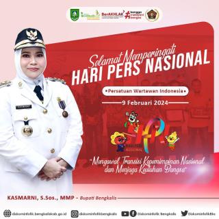HPN 2024, Bupati Ajak Insan Pers Ciptakan Pemilu Damai dan Demokratis