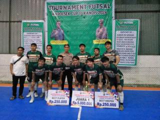 Keren Jugul Jaya Junior Juara I Tournamen Futsal Kapolsek Cup III Kandis
