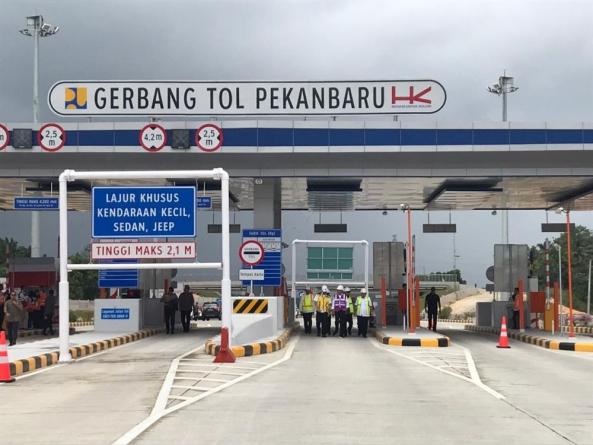 Dua Hari Lebaran, Sebanyak 27.903 Kendaraan Lintasi Tiga Ruas Tol di Riau
