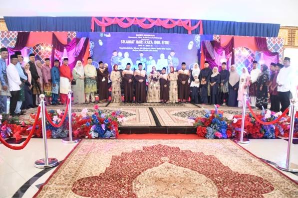 Bupati Kasmarni Gelar Open House di Wisma Daerah Sri Mahkota Bengkalis