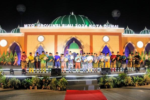 Inhil Duduki Peringatan 6 MTQ Ke-42 Tingkat Provinsi Riau