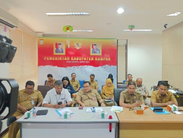 Pemkab Kampar Terus Ikuti Informasi dan Intruksi Terkait Inflasi Melalui Rakor Pengendalian Inflasi Daerah Tahun 2024