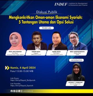 Catatan Diskusi "Mengkonkretkan Omon-omon Ekonomi Syariah: 5 Tantangan utama dan Opsi Solusi"