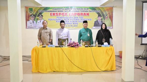 Peduli Potensi Investasi, Wabup Rohil Pimpin Ekspos Laporan Pendahuluan dan FGD