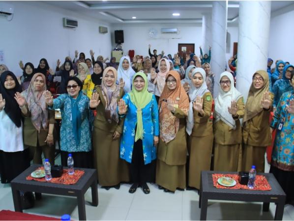 Pj Ketua PKK Inhil Hj Katerina Susanti Pinta Kader PKK di Semua Jenjang Berkontribusi Dalam Peningkatan Kesehatan Ibu dan Anak