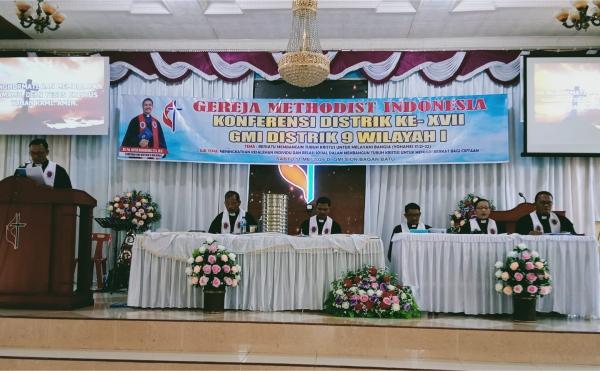 Gereja Methodist Indonesia Distrik 9 Wil 1 Mengadakan Konferensi Distrik Ke XVII  Di  GMI Sion Baganbatu
