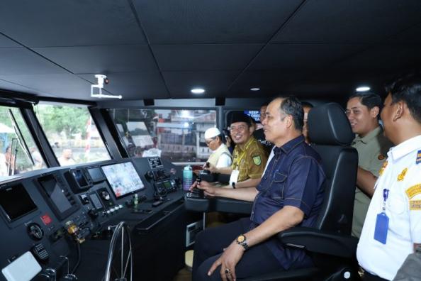 Pastikan Kesiapan Angkutan Jamaâ€™ah Haji, Pj. Bupati Inhil Tinjau Langsung Ferry Jamaâ€™ah Haji