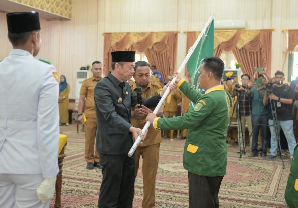 Bupati Afrizal Sintong Kukuhkan DPD Persatuan PPPKRI Kabupaten Rohil Masa Bakti 2024-2029