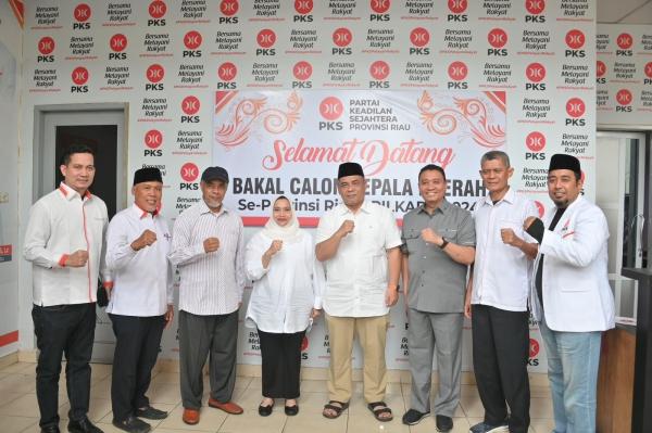 Bupati Kasmarni Penuhi Undangan Silaturahmi Kepengurusan DPW PKS Riau