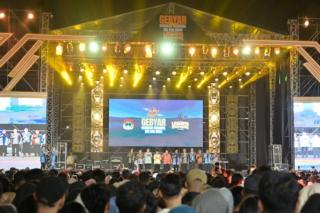 Bupati Bengkalis Hadir Menyaksikan Open Ceremony GN BBI Dan BBWI Lancang Kuning Carnival 2024