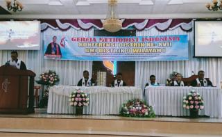 Gereja Methodist Indonesia Distrik 9 Wil 1 Mengadakan Konferensi Distrik Ke XVII  Di  GMI Sion Baganbatu