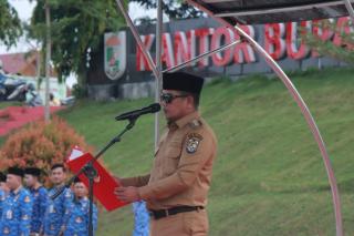 Bupati Pelalawan Pimpin Upacara Harkitnas Ke-116 Tahun 2024
