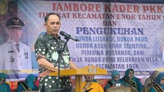 Jambore Kec. Enok, PJ Bupati Inhil Harap Kader PKK Berperan Aktif Dimasyarakat