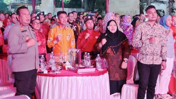Bupati Rohil Hadiri Launching Tahapan Pemilihan Bupati dan Wakil Bupati Rokan Hilir