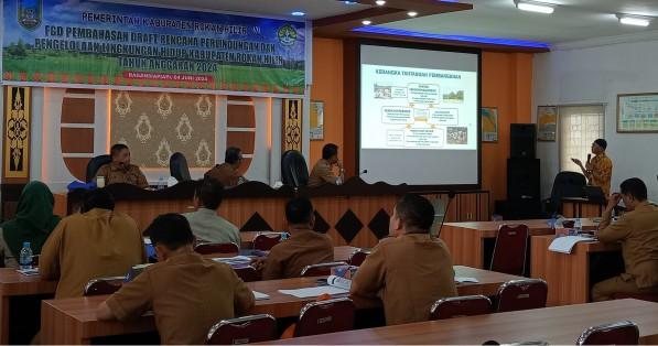 Bappeda Rohil Gelar FGD Pembahasan Rencana Perlindungan dan Pengelolaan Lingkungan Hidup
