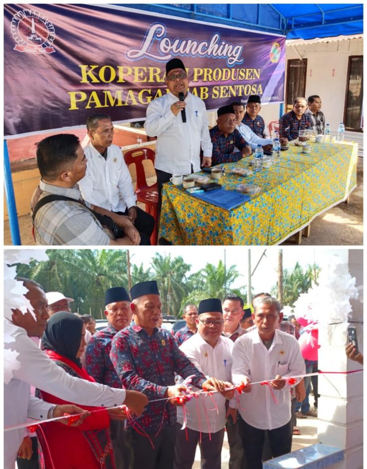 PAMAGAR Lounching kan koperasi produsen pamagar SAB sentosa secara simbolis