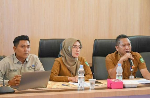 Via Daring, Pemkab Bengkalis Ikuti Rapat Evaluasi Pengukuran dan Intervensi Serentak se-Riau