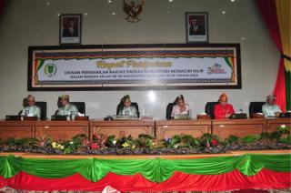 Potret Paripurna Istimewa Milad Inhil ke-59 di Gedung DPRD 