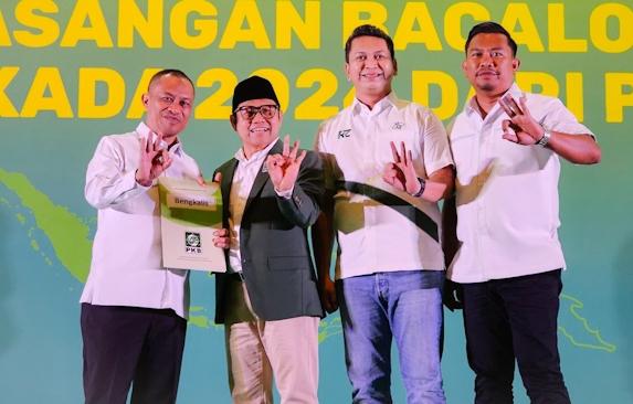 Diserahkan Cak Imin, Kasmarni-Bagus Santoso Resmi Terima B1-KWK Dari PKB Untuk Maju Pilkada Bengkalis