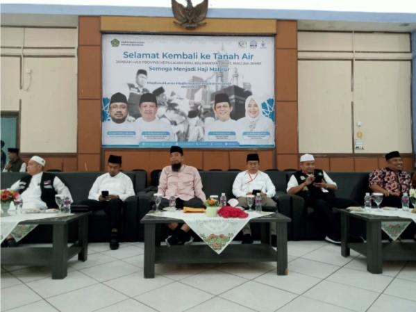 Bupati Sambut Kepulangan Jamaah Haji kloter 13 Asal Kanupaten Bengkalis