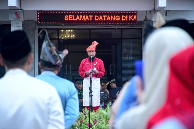 Pemkab Bengkalis Laksanakan Upacara Peringati Hari Jadi ke-67 Provinsi Riau