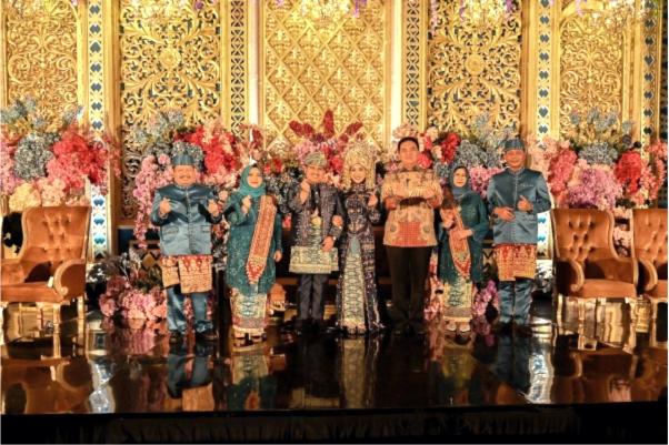 Berlangsung Sukses, Resepsi Pernikahan Arsya-Tiara dihadiri Tokoh Nasional 
