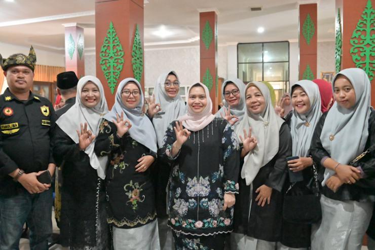 Minta Doa dan Restu, Kasmarni-Bagus Santoso Silaturahmi ke LAMR Bengkalis 