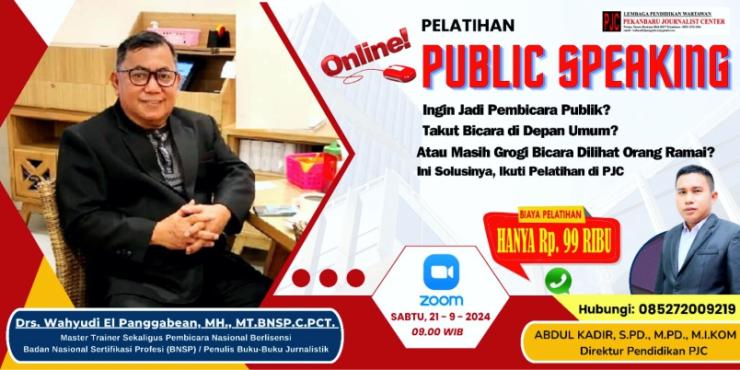 Masih Belum PD Bicara di Depan Umum, Ikuti Pelatihan Public Speaking Online Ini