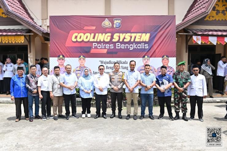 Cooling System di Mandau, Pjs Bupati Harapkan Pilkada Bengkalis Aman dan Damai