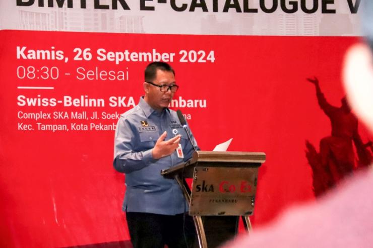 Sekda Pekanbaru Buka Kegiatan Bimtek E-Catalogue V6.0 