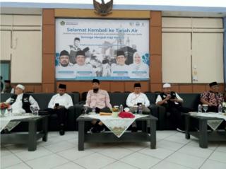 Bupati Sambut Kepulangan Jamaah Haji kloter 13 Asal Kanupaten Bengkalis